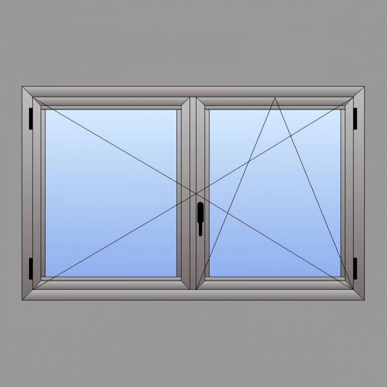 Aluminium Frame - Tilt and Turn Opening System